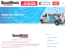 Tablet Screenshot of drainworks.com